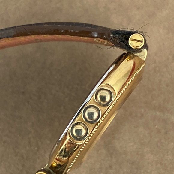 Vintage Lassale Gold Plated Quartz Roman Numeral Dress Watch - Picture 4 of 9